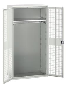Bott Verso Ventilated door Tool Cupboards Cupboard with shelves Verso Vented Door Cupboard 1050x550x2000H 1 Shelf +1 Rail